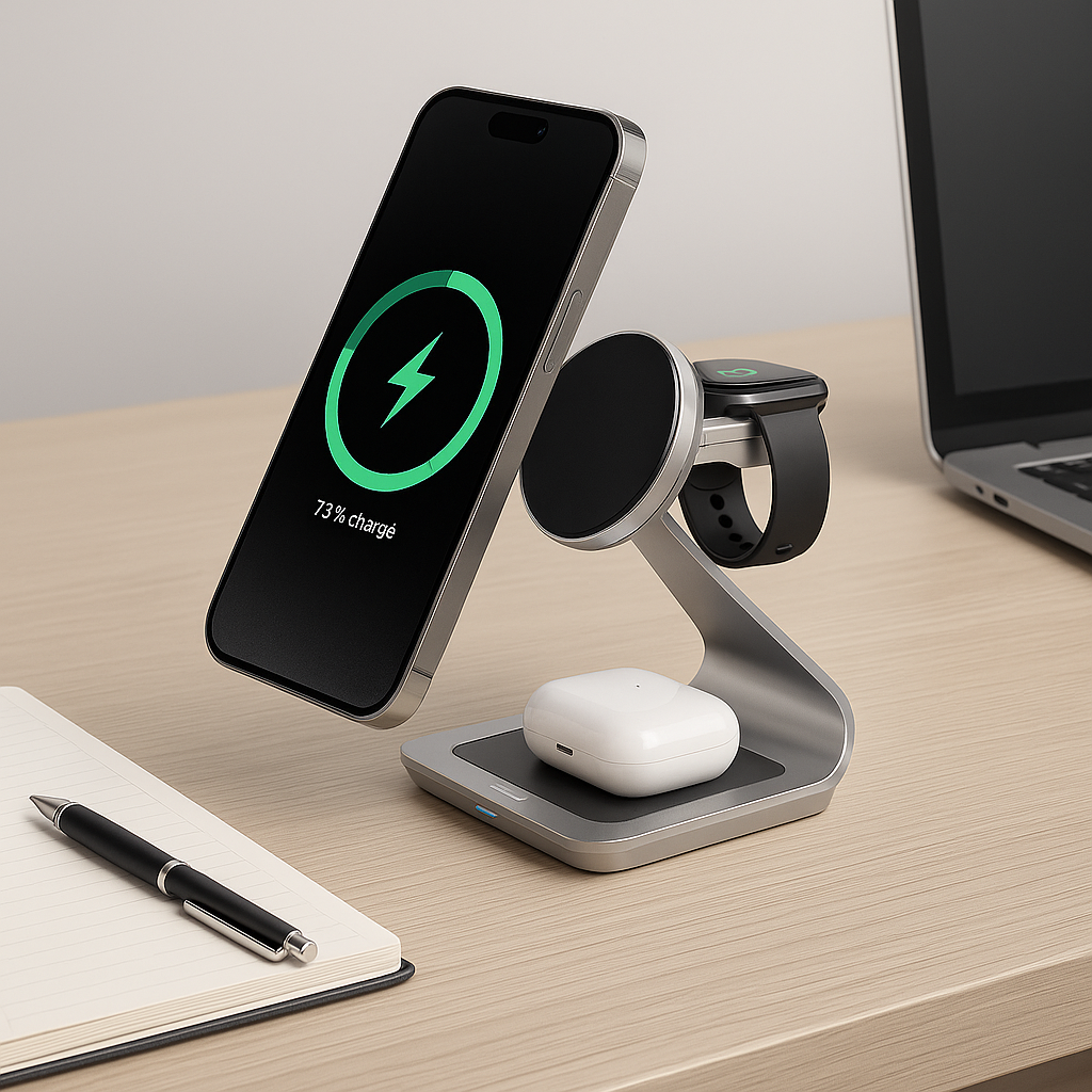 Chargeur à induction 3 en 1 Nexos