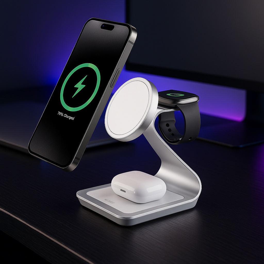 Chargeur à induction 3 en 1 Nexos